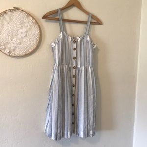 Loft summer button-up dress